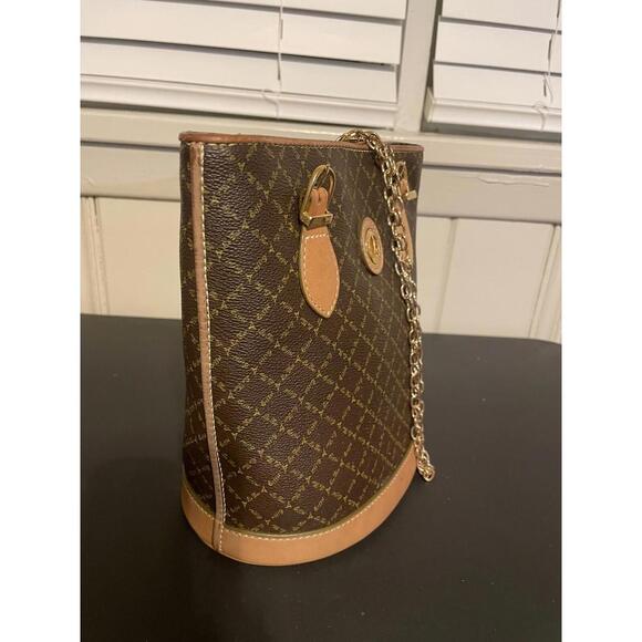 La Tour Eiffel Crossbody 1887 Bucket Style Purse Genuine Leather - Picture 2 of 9